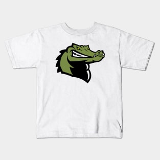 Angry Crocodile Face Logo Kids T-Shirt